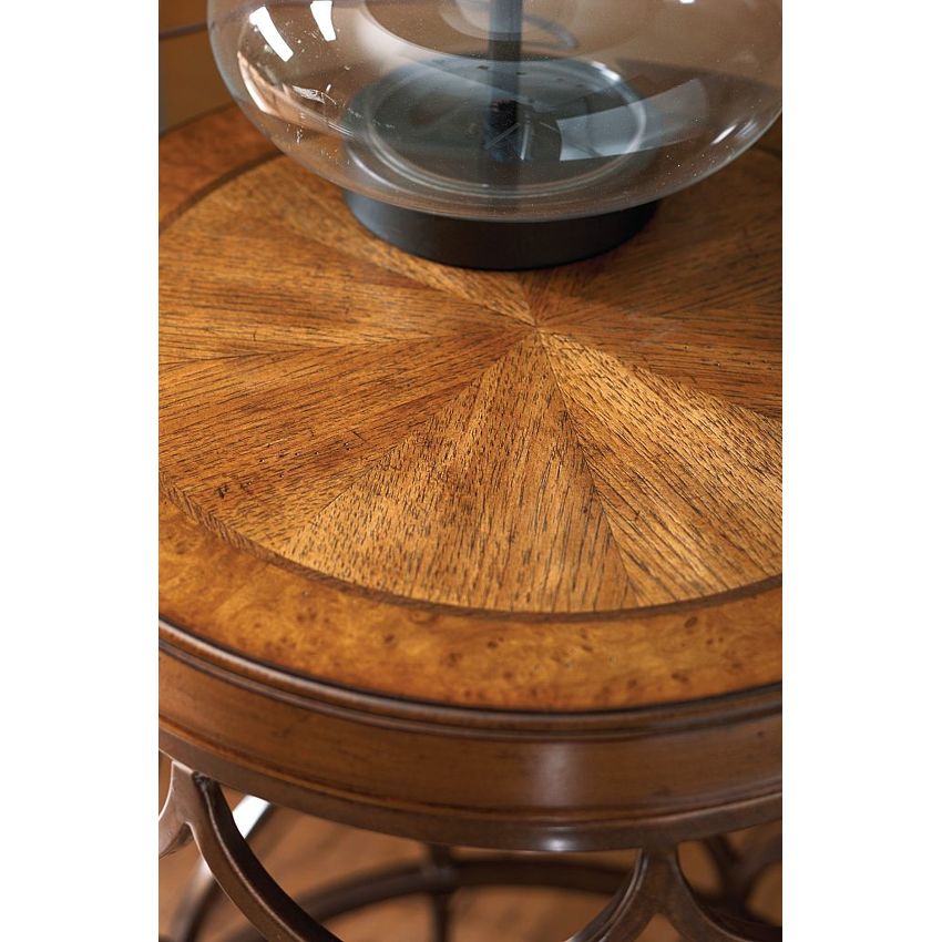 Hammary Hidden Treasures Round Lamp Table