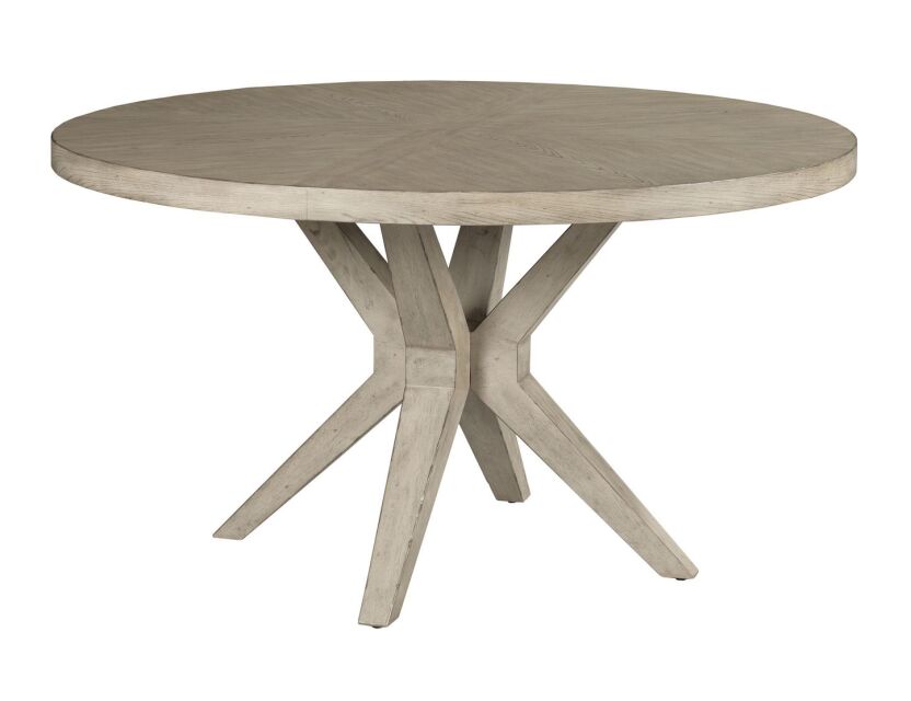 American Drew West Fork Hardy Round Dining Table Complete