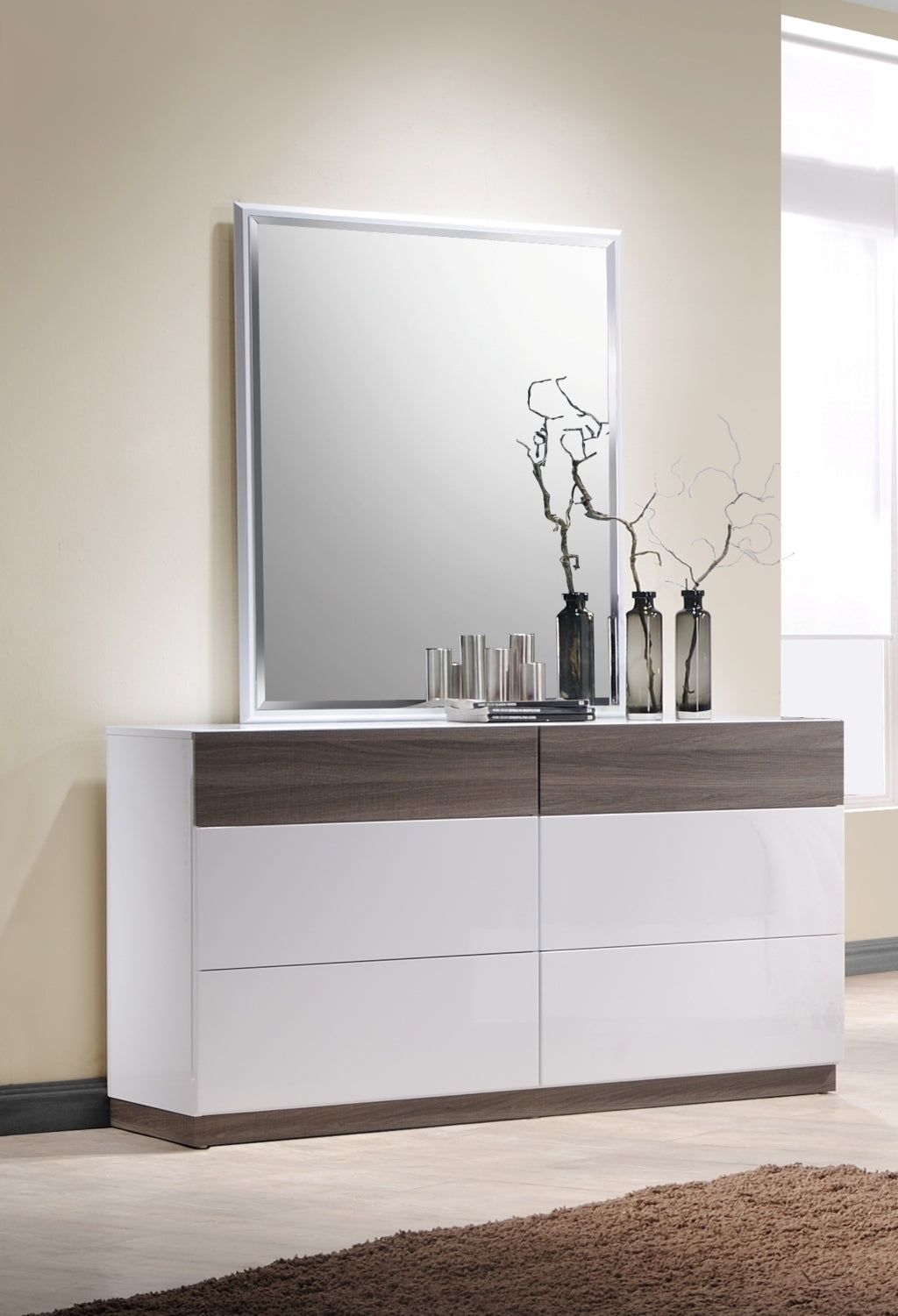 J & M Sanremo Dresser and Mirror