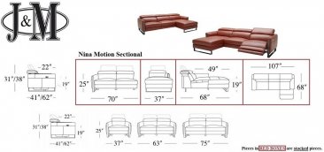 Nina Premium Motion Sectional