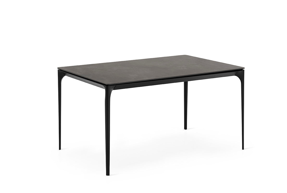 Calligaris Silhouette CS4125-R130 Dining Table with Extendable Top and Metal Legs