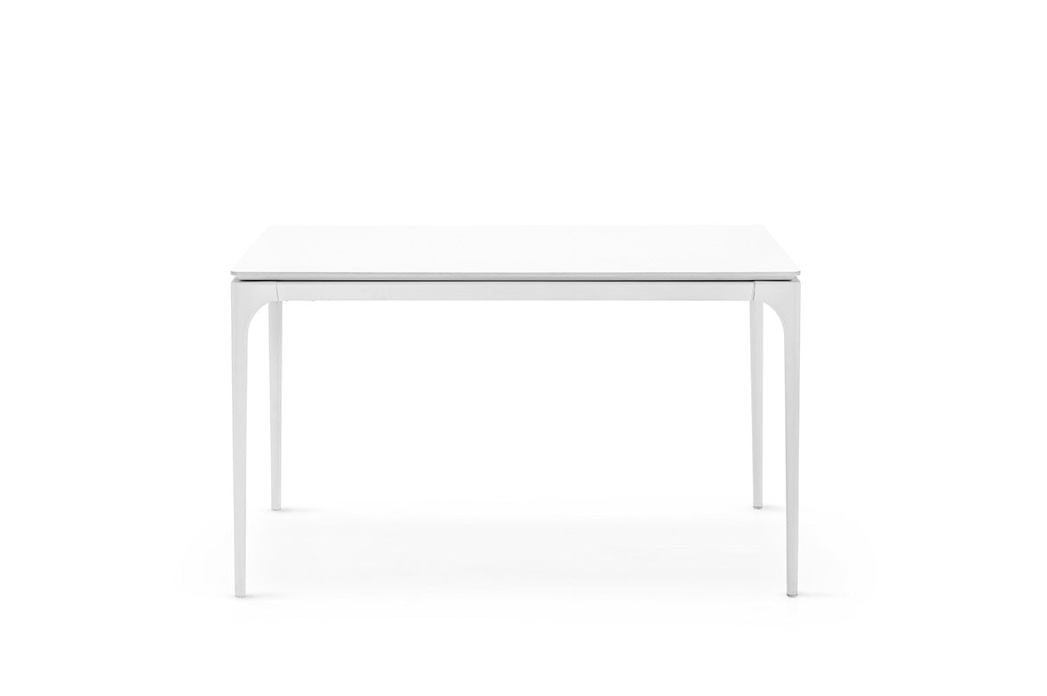 Calligaris Silhouette CS4125-R160 Dining Table with Extendable Top and Metal Legs