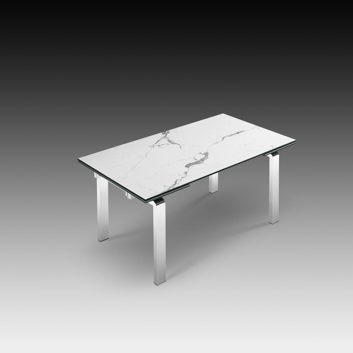 Stark Extendable Dining Table, Ceramic Top | Creative Furniture