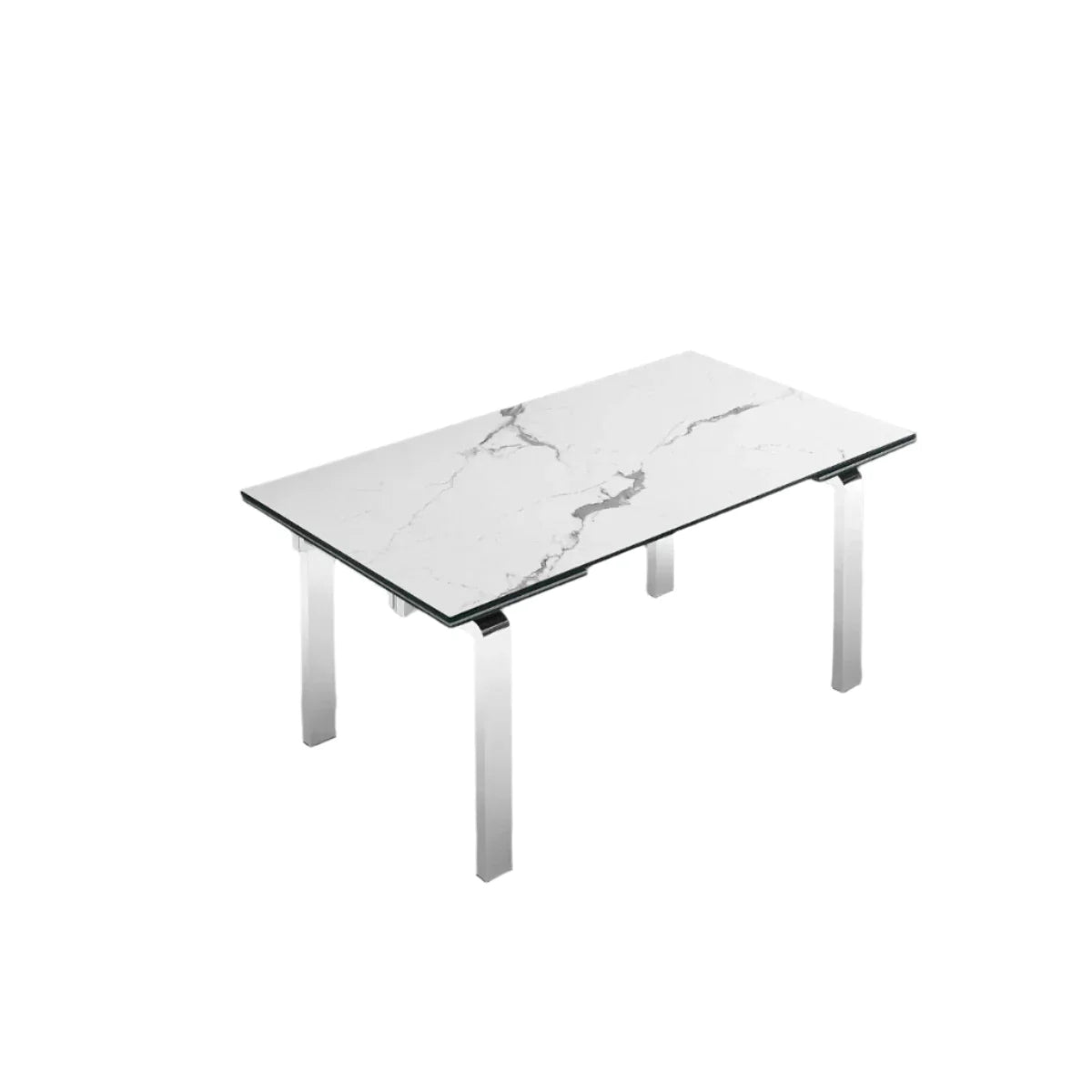 Stark Extendable Dining Table, Ceramic Top