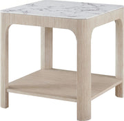 Theodore Alexander Horizon Square Quartz Side Table