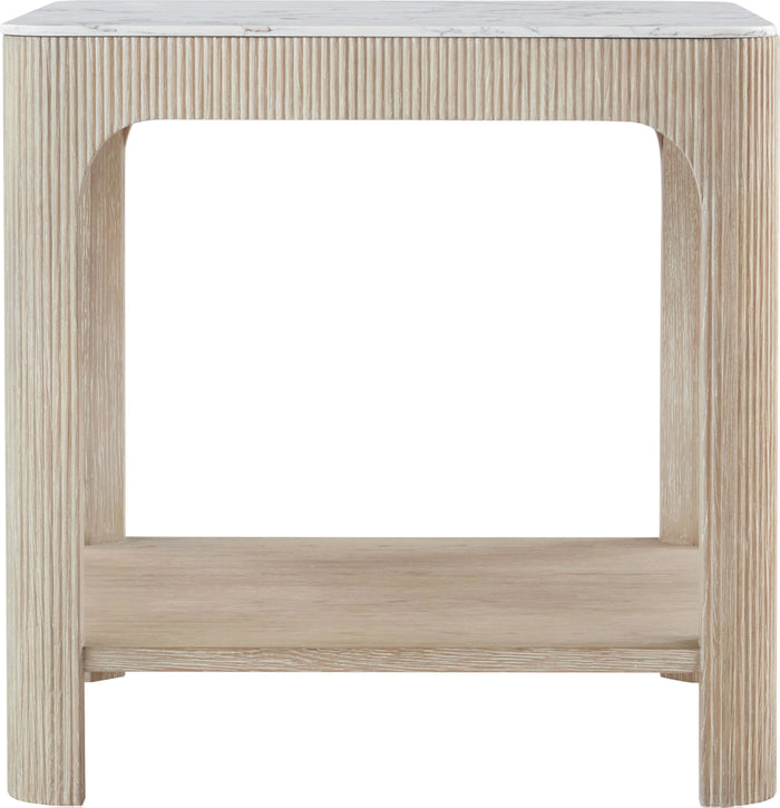 Theodore Alexander Horizon Square Quartz Side Table