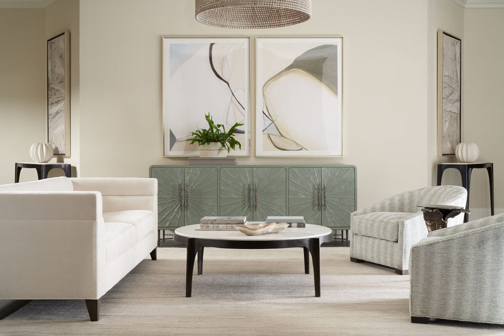 Theodore Alexander Rome Round Cocktail Table