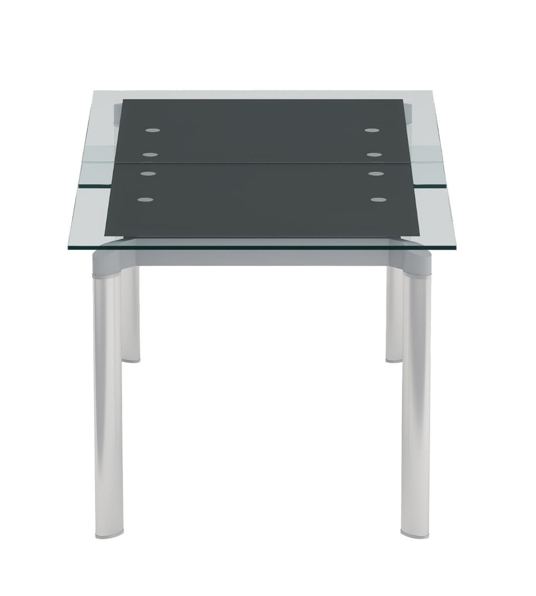 Chintaly Tara Extendable Dining Table, Black