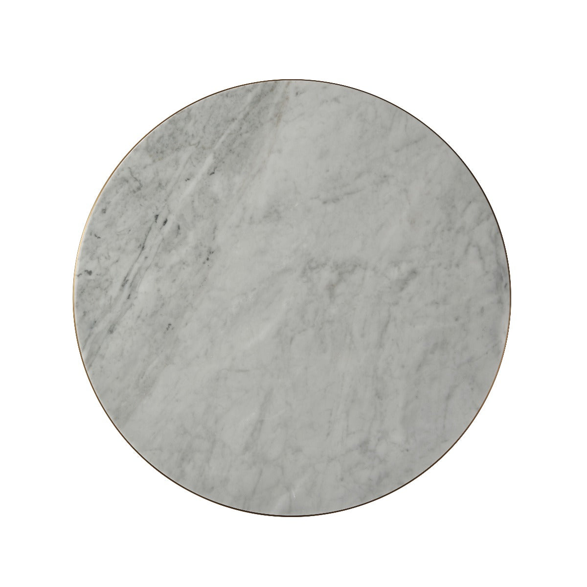 Theodore Alexander Small Fisher Round Cocktail Table, Marble Top