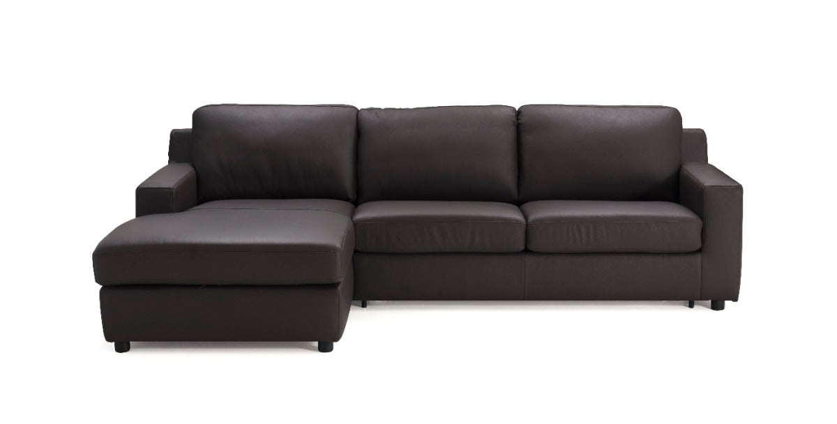 Taylor Premium Sectional Sleeper in Brown