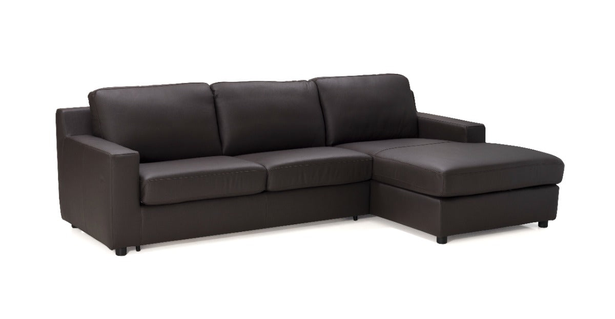 Taylor Premium Sectional Sleeper in Brown