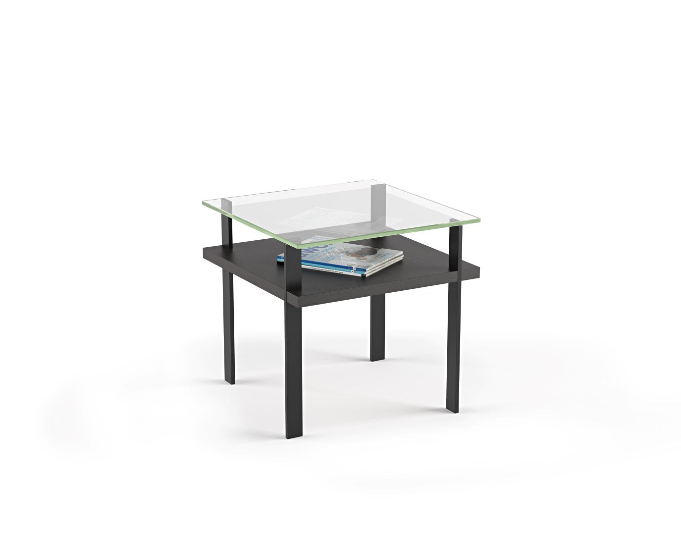 BDI Terrace 1156 End Table, Charcoal Stained Ash
