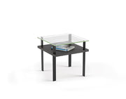 BDI Terrace 1156 End Table, Charcoal Stained Ash