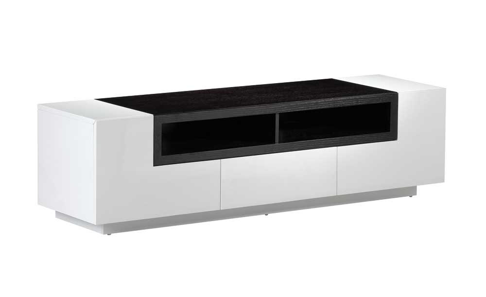 TV Base TV002, White High Gloss