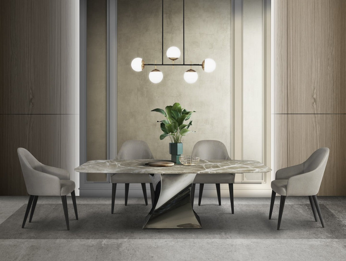 Stone International Twist Dining Table