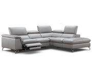 Viola Sectional Recliner by J&M Furniture, Light Grey
