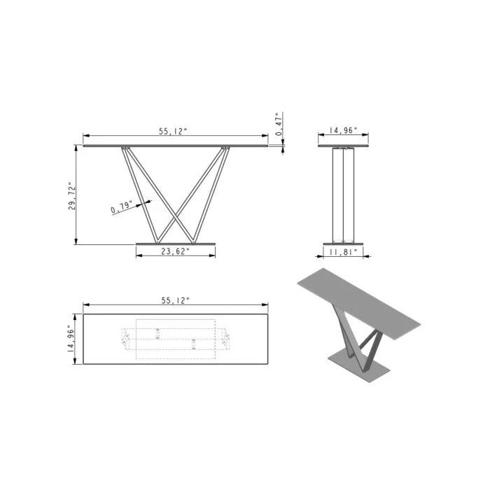 Victory Console Table | Creative Furniture