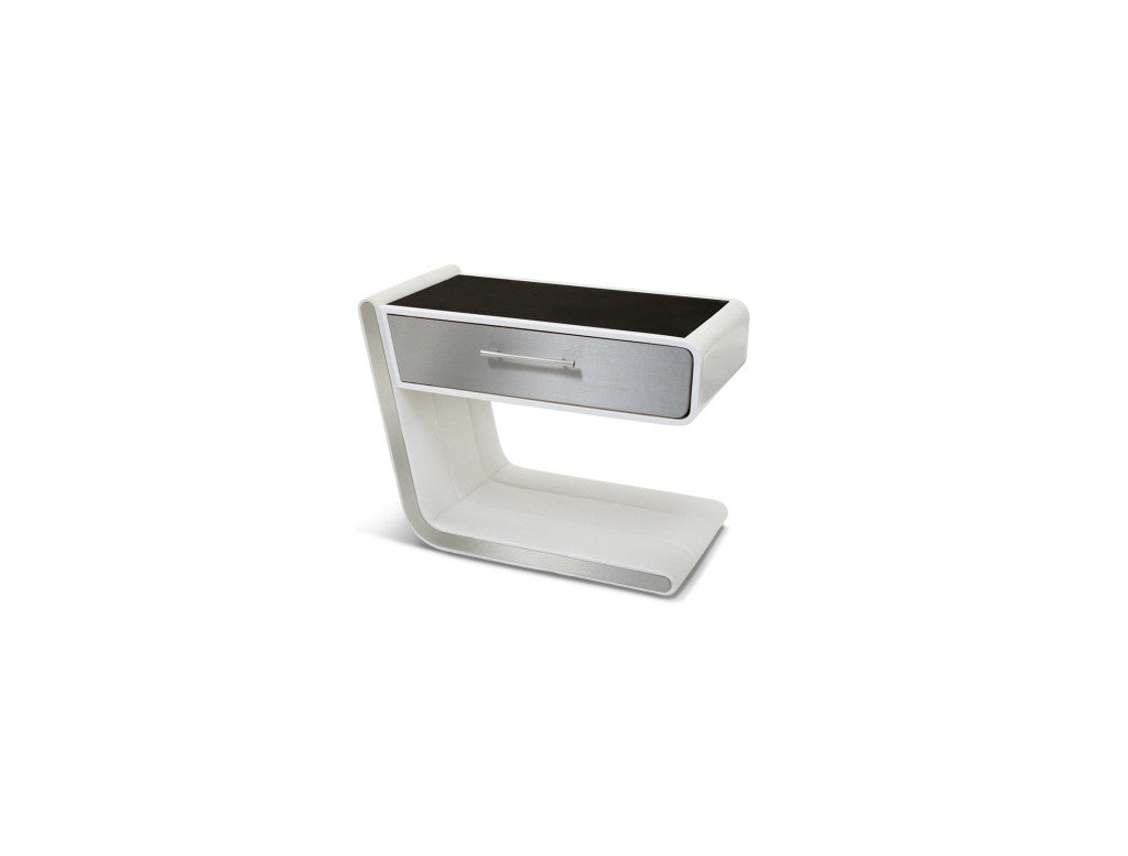 Elite Modern Zina Nightstand, Left Hand Facing